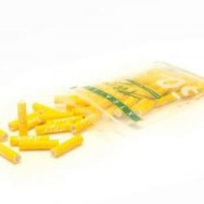 PURIZE Aktivkohlefilter Xtra Slim Size Yellow, 5,9mm, 50er Packung
